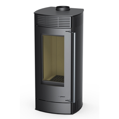 Termoseminee si sobe pe lemn - Semineu pe lemne Termax Sienna 6 kW cu geam panoramic si cos 150 mm