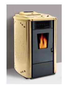Seminee pe peleti/lemn - Semineu pe peleti, 10 kW, gri, Step Air Cera 10