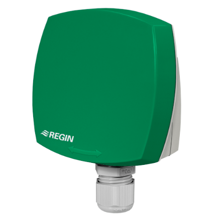 Accesorii pentru echipamente industriale - Senzor de temperatura NTC 10k3A1 Regin, Johnson Controls Aquatrol Satchwell Trend Cyclon Honeywell IP65 cu colier metalic si carcasa