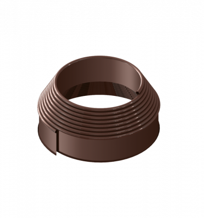 Casa si gradina - Separator gazon din polipropilena COUNTRY LINE maro H10 cm x L6 m - Vodaland gama Terra