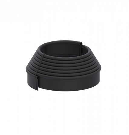Casa si gradina - Separator gazon din polipropilena COUNTRY Premium negru H10 cm x L10 m - Vodaland gama Terra