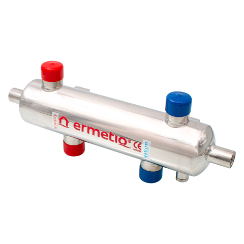 Butelii de egalizare - Separator hidraulic inox izolat cu magnet un circuit Everpro 1tol max. 45KW