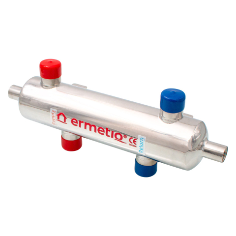 Butelii de egalizare - Separator hidraulic inox izolat un circuit Everpro 1tol max. 45KW