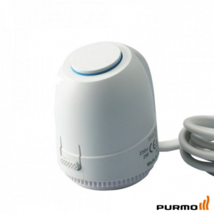 Incalzire in pardoseala - Servomotor Purmo pentru distribuitoare 230V, cu identificarea starii de functionare a capului termostatic