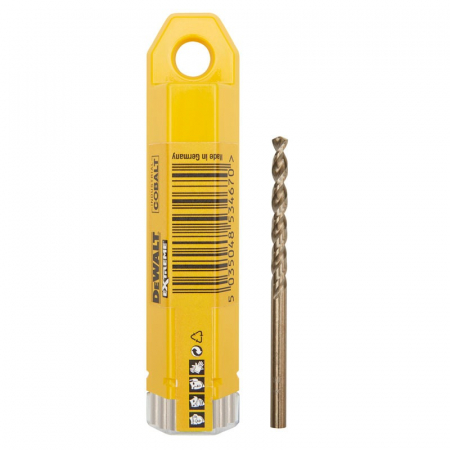 Set 10 burghie DeWALT DT4924 Industrial Cobalt HSS-E Extreme 4mm x 75mm [3]