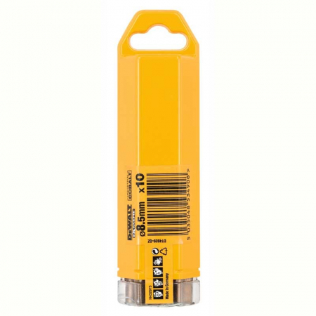 Set 10 burghie DeWALT DT4939 Industrial Cobalt HSS-E Extreme Ø8.5mm x 117mm [2]