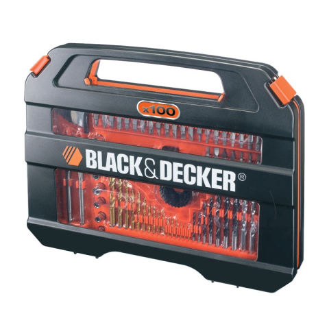 Scule si dispozitive de lucru - Trusa 100 Accesorii Black+Decker A7154