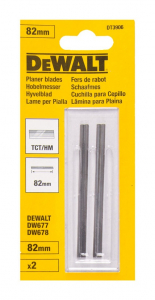 Scule si dispozitive de lucru - Set 2 cutite TCT rindea 80mm DeWalt - DT3906-QZ