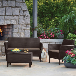 Canapea cu 2 locuri, maro, Keter Salemo [2]