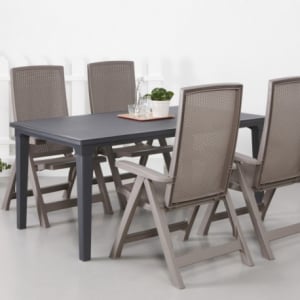 Set 2 scaune, cappucino, Keter Montreal [1]