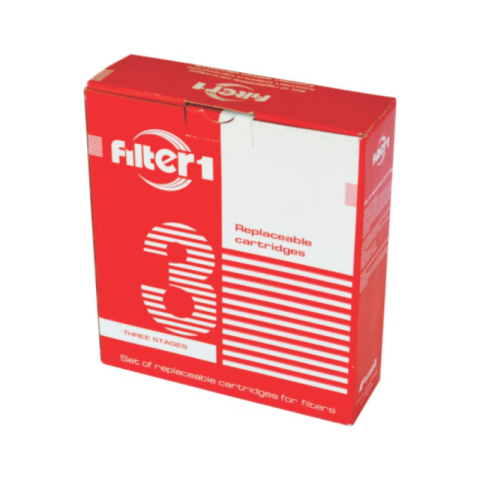 Echipamente pentru tratarea si pomparea apei - Set 3 cartuse Valrom VALHOH 1-2-3 "F1"