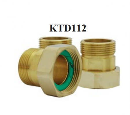 Ventile cu 4 cai - Set 3 conectori din alama DZR, racord pe ventil G11/4, racord instalatie R1, max. 180grdC, PN10, cu garnitura de clingherit