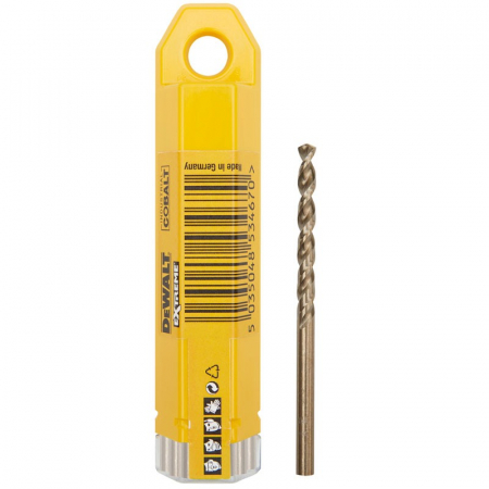 Set 5 burghie DeWALT DT4945 Industrial Cobalt HSS-E Extreme 11mm x 142mm [3]