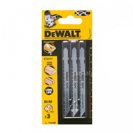 Scule si dispozitive de lucru - Set 3 lame pendular DeWalt DT2217 Extreme XPC 100mm 2.5 mm