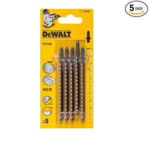 Dispozitive pentru prelucrarea lemnului - Set 5 lame HCS pentru fierastrau pendular 100x2.5mm lemn DeWalt - DT2165-QZ