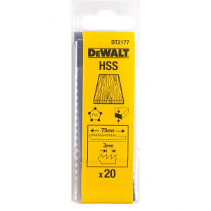 Scule si dispozitive de lucru - Set 20 lame HSS pentru fierastrau pendular 100x72x3mm lemn DeWalt - DT2177-QZ
