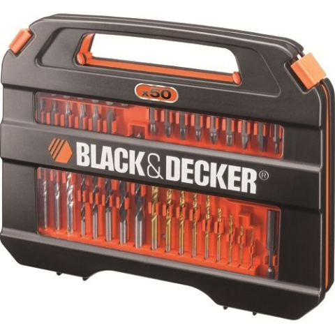 Scule si dispozitive de lucru - Trusa Accesorii Black+Decker A7168 50 Accesorii