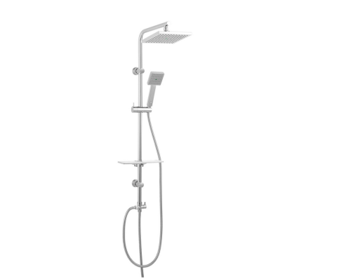 Accesorii baie - Set bara dus cu suport culisant, dus fix si para dus mobila Ferro Amigo VerdeLine, crom