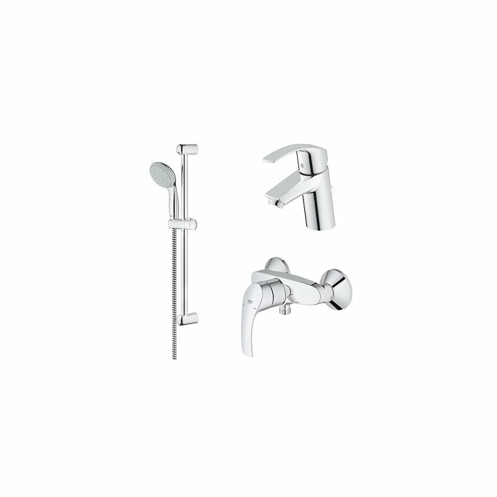 Baterii monocomanda - Set baterii pentru lavoar marimea S baterie dus si set dus Tempesta 100 Grohe Eurosmart