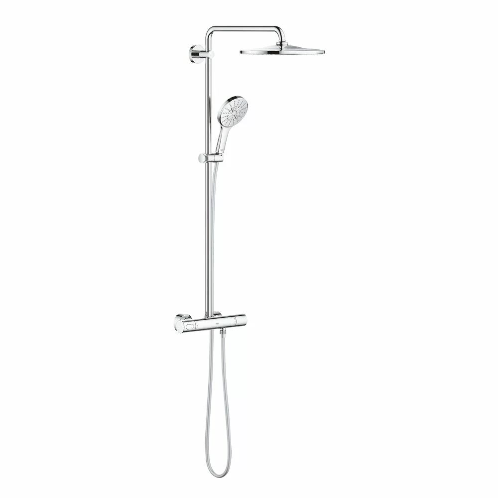 Baterii monocomanda - Coloana de dus cu termostat Grohe Rainshower Smartactive 310 Mono Round