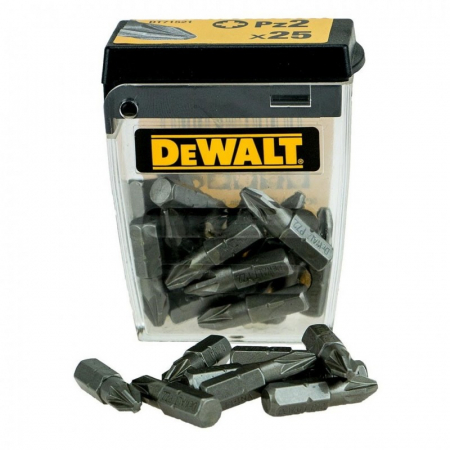 Masini de gaurit si insurubat - Set Tic Tac 25x PZ2 25mm DeWalt - DT71521