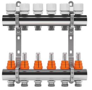 Distribuitoare cu debitmetre - Set distribuitor 1" x EK 2 cai cu debitmetru