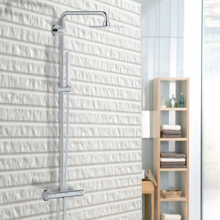Coloana dus cu termostat montare perete crom Grohe Euphoria System 150 [1]
