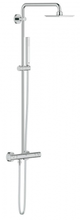 Baterii monocomanda - Coloana dus cu termostat montare perete crom Grohe Euphoria System 150
