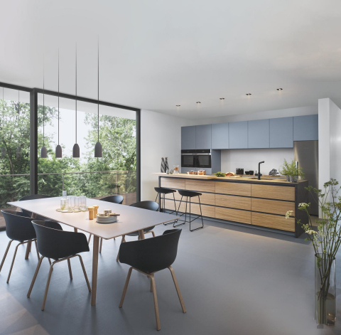 Set filtru + baterie, baterie de bucatarie Grohe Blue Home, 3/8'', monocomanda, pipa inalta, filtrare, racire, apa carbogazoasa, cartus ceramic, pivotanta, negru [8]