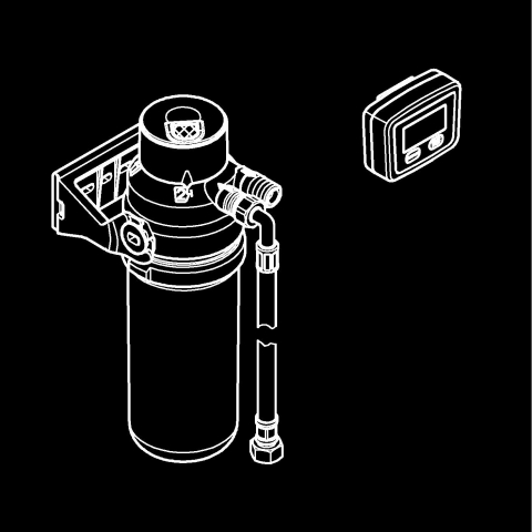 Accesorii bucatarie - Set filtru Grohe Blue Pure, 1500l, counter, cap filtrare