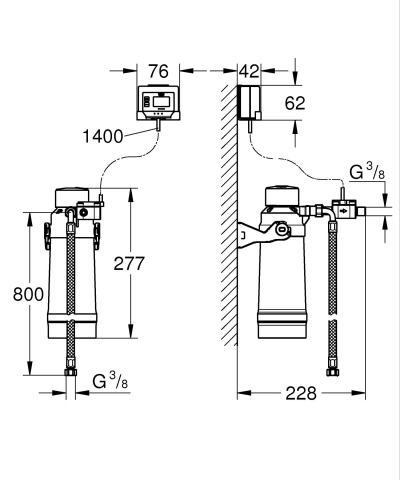 Set filtru Grohe Blue Pure ultrasafem 3000l, counter, cap filtru [1]