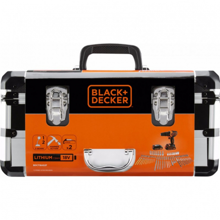 Masina De Insurubat Black+Decker BDC718AS2F 18V 1.5 Ah + Valiza De Depozitare [2]
