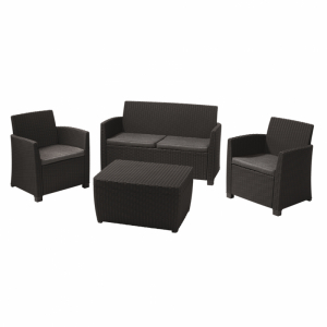 Set mobilier de gradina, grafit, Keter Corona [4]