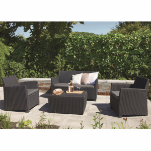 Mobilier de gradina - Set mobilier de gradina, grafit, Keter Corona