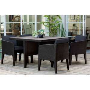 Set mobilier de gradina, grafit, 5 piese, Keter Columbia [3]