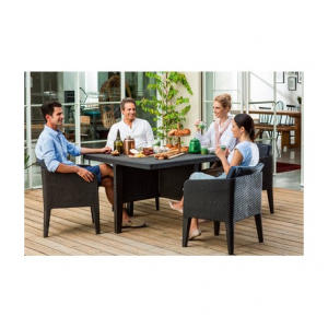 Set mobilier de gradina, grafit, 5 piese, Keter Columbia [1]