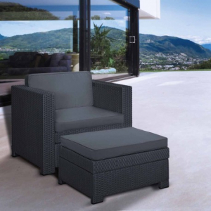 Set mobilier de gradina, grafit, Keter Provence Chillout [1]
