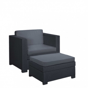 Set mobilier de gradina, grafit, Keter Provence Chillout [3]