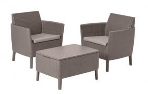 Casa si gradina - Set mobilier pentru balcon, cappucino, Keter Salemo