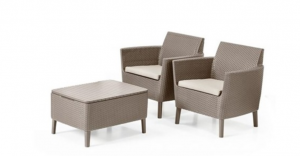 Set mobilier pentru balcon, cappucino, Keter Salemo [2]