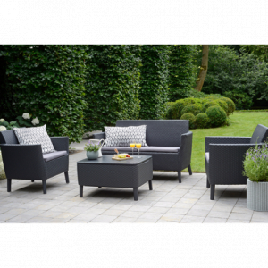 Set mobilier pentru gradina, grafit, Keter Salemo [1]