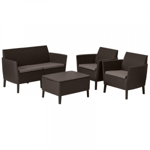 Casa si gradina - Set mobilier pentru gradina, maro, Keter Salemo