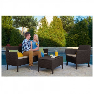 Set mobilier pentru gradina, maro, Keter Salemo [2]