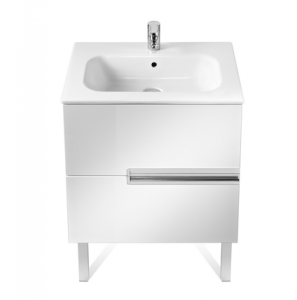 Set mobilier de baie alb, dulap + lavoar, 60 x 46 x 56.5 cm., Roca Unik Victoria-N [2]