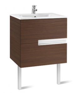 Set mobilier de baie wenge, dulap + lavoar, 60 x 46 x 56.5 cm., Roca Unik Victoria-N [1]