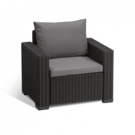 Set mobilier de gradina, canapea cu 3 locuri, grafit, Keter California [8]