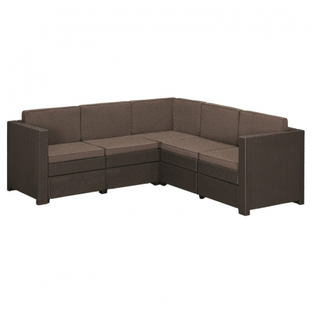 Seturi de mobilier - Set mobilier de gradina, fara masa, maro, Keter Provence