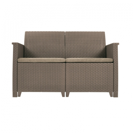 Set mobilier de gradina, 4 locuri, cappuccino, Keter Emma [3]