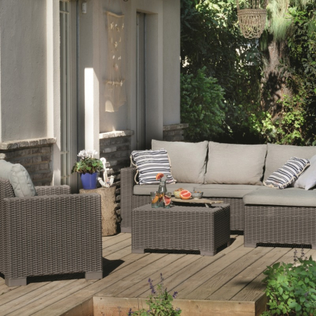 Set mobilier de gradina, cappuccino, Keter Moorea [2]