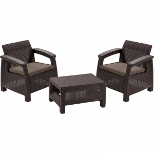 Set mobilier de gradina, maro, Keter Corfu Weekend [5]